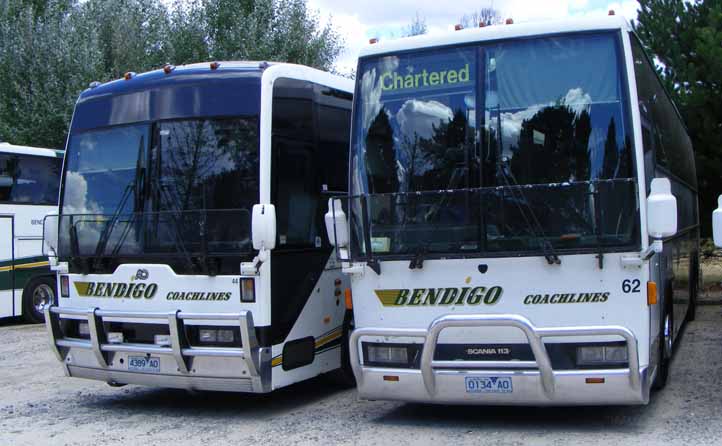 Bendigo Coachlines Scania AD 44 & Autobus 62